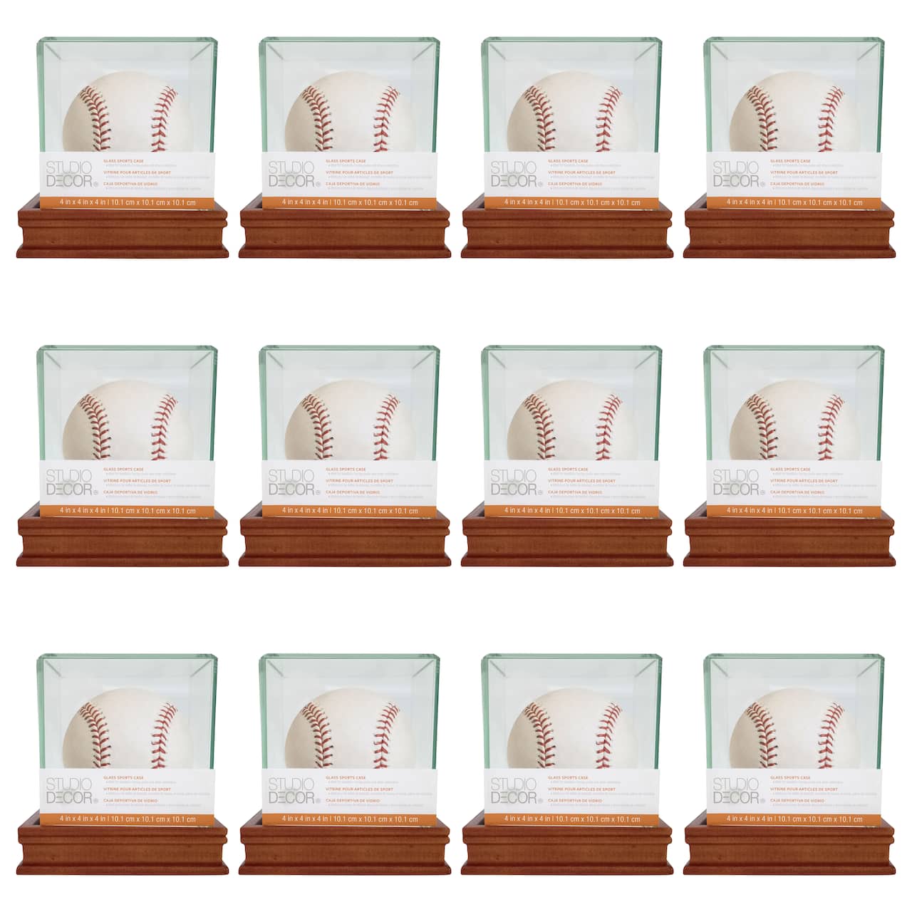 12 Pack: Deluxe Baseball Display Case by Studio Décor®